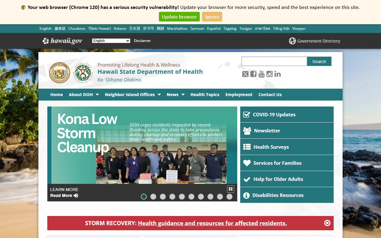 Schofield Health Department resources for released inmates