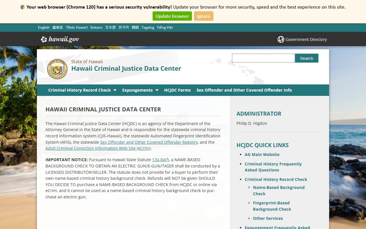 Wahiawa criminal history records HCJDC released inmates